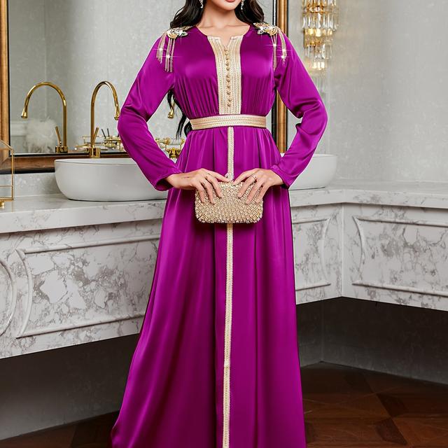 TEMU 7023 Fuchsia Shoulder Strap Dress