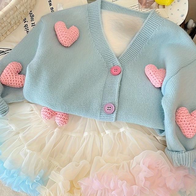 TEMU Women's Autumn Cardigan Sweater With - Knit Pullover For , Perfect For Fall And Spring, Stylish V-neck Top With Pink Buttons, Autumn Clothing | Design | , Kids' Clothing