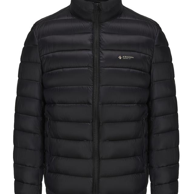 TEMU 피어슨 OBM 남성용 가벼운 솔리드 컬러 패딩 코트 (가을/겨울용)