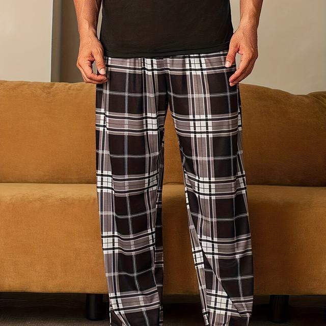 TEMU Men's 1pc Pattern Home Clothes Pajamas Men's