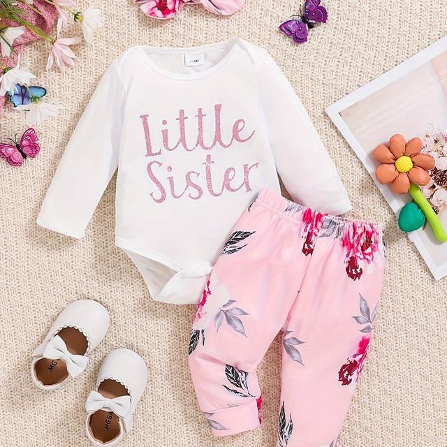 TEMU Babymeisje's 3-delige set