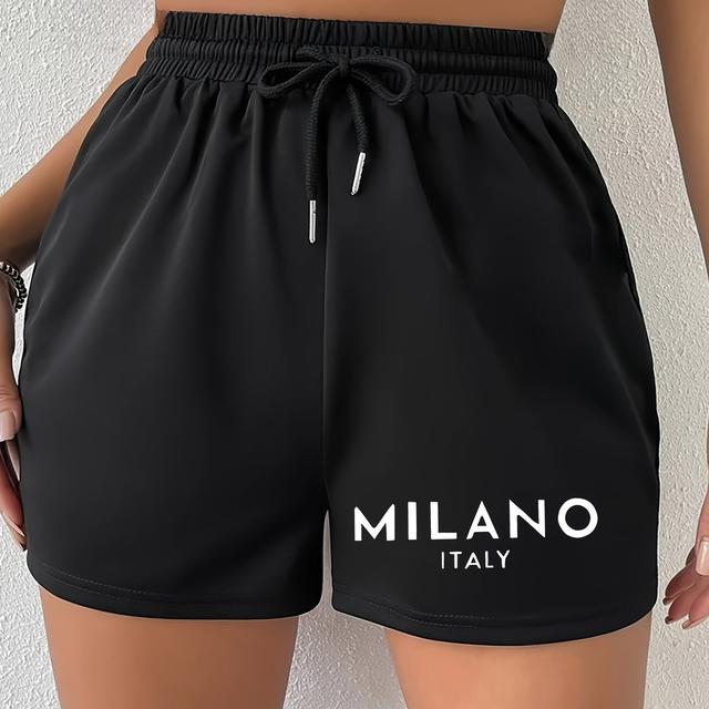 TEMU Casual Summer Elastic Waist Shorts
