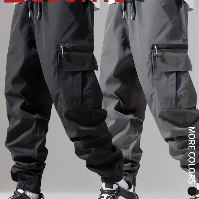 TEMU Herrenhosen, Zweierpack, Dünne Arbeitshosen, Bequem und Atmungsaktiv, Freizeit im Freien, Laufen, Radfahren, und Vielseitig, Mehrere