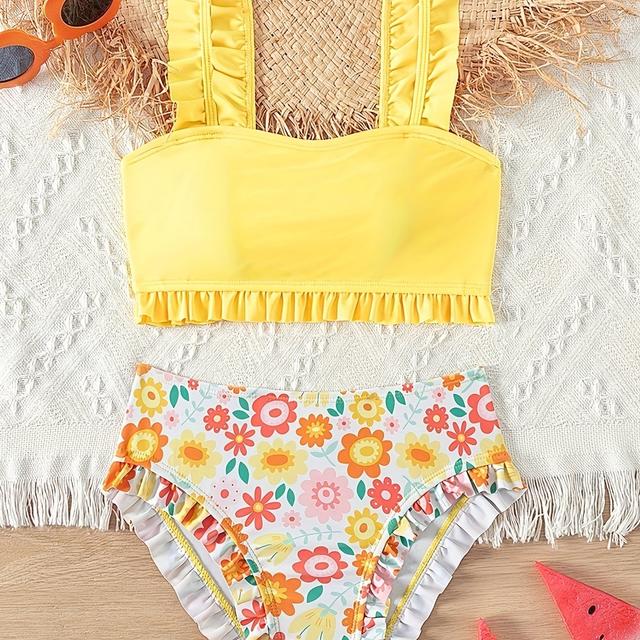 TEMU 2023 Neuer Zweiteiliger Badeanzug für Kinder