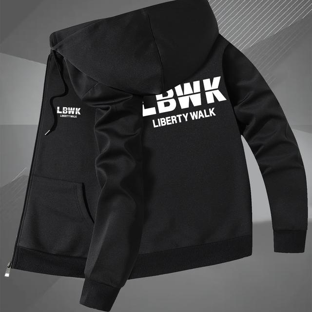 TEMU メンズトレンディ秋冬フード付きジャケット プリント付き カジュアルユースジャケット スタンドカラー で多用途なフード付きアウター