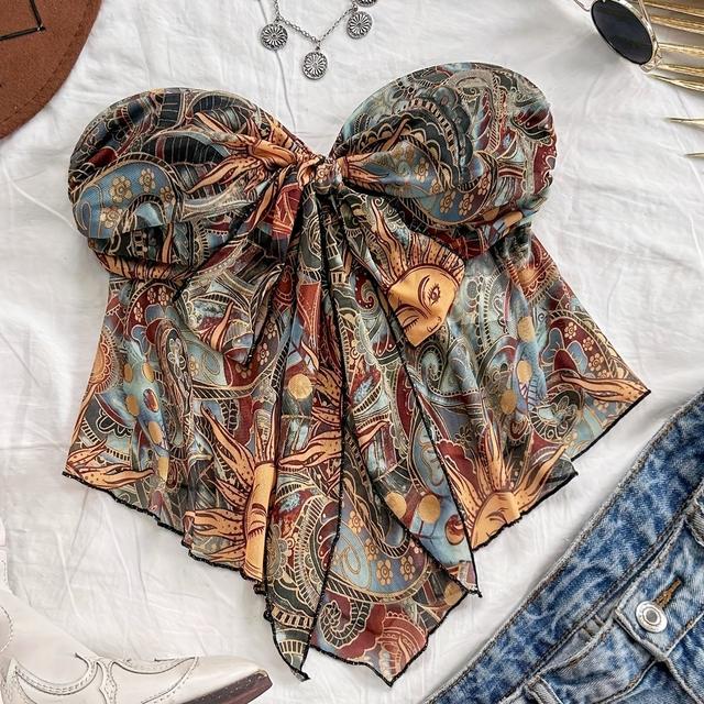 TEMU Women's Vacation Pattern Printed Camisole