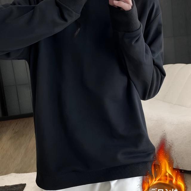 TEMU ホワイト ボトミングシャツ 秋冬 レディースセーター ゆったりヒップカバー 純綿 ＆ロングTシャツ レディー