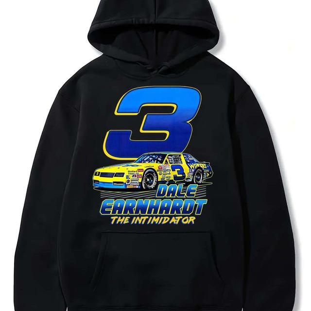 TEMU 540g Race Car 3: Black Hoodie Blackhoodies For Men