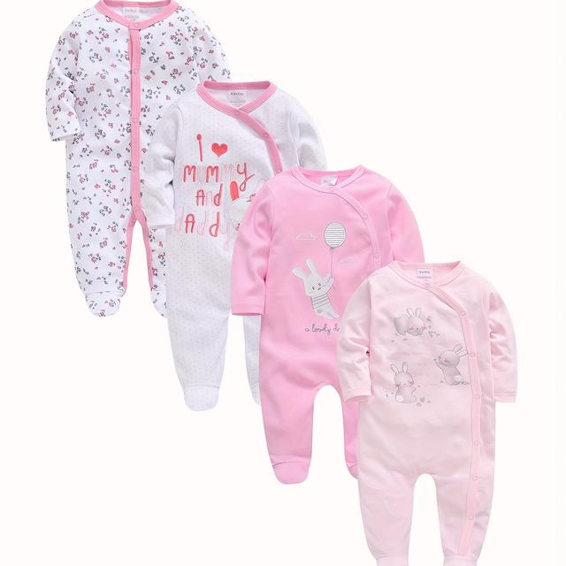 TEMU 4pcs Peleles de Larga con Dibujos Animados para Niñas, Perfectas para /Otoño al