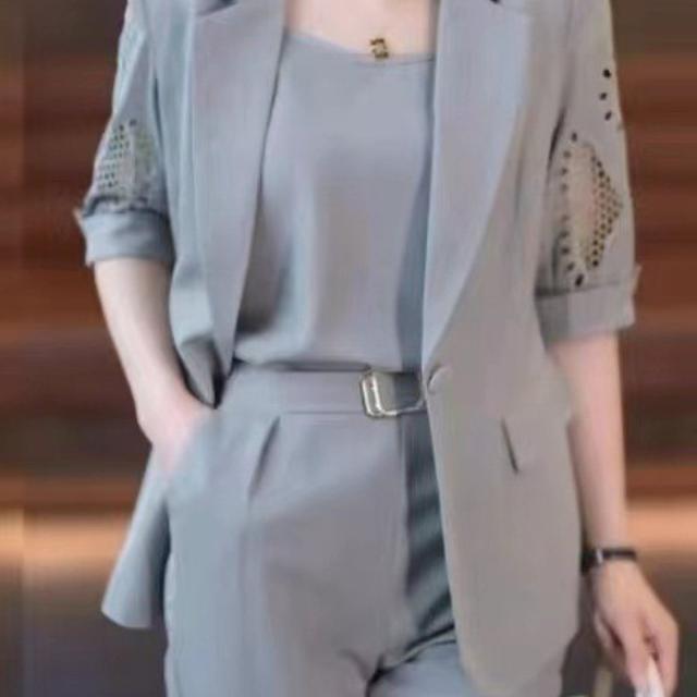 TEMU 【商品名】レディース 、カットアウトデザイン、豪華感、な美学、魅力的なフィット感、洗練された雰囲気、ス。普段使い、通勤、オフィスに最適。洗濯機洗い可能。