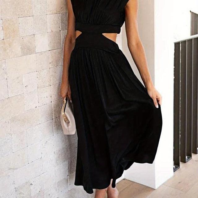 TEMU Summer Women's Fashion Elegant Camisole Top, Waist A-line Dress-style Dress