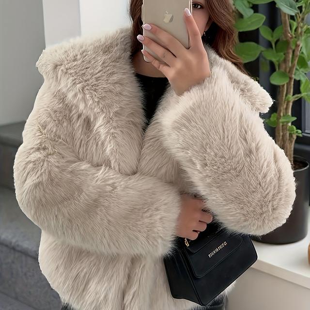 TEMU Yudomi Women's Faux Fur Coat