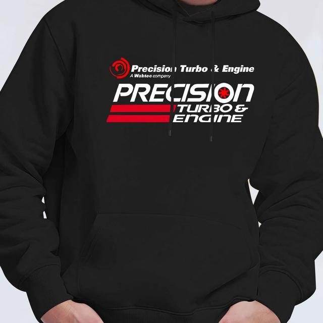 TEMU سترة رجالية بغطاء للرأس باللون الزيتوني - تصميم رياضي بطبعة محرك توربو، جيب أمامي وقصة دقيقة، قابلة للغسيل الآلي، مثالية لعشاق الرياضات المحركة