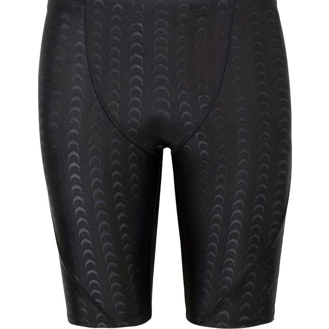 TEMU Sharkskin Swim Swimsuit, Men's Beach Shorts Summer Board Shorts Surfing Beachwear