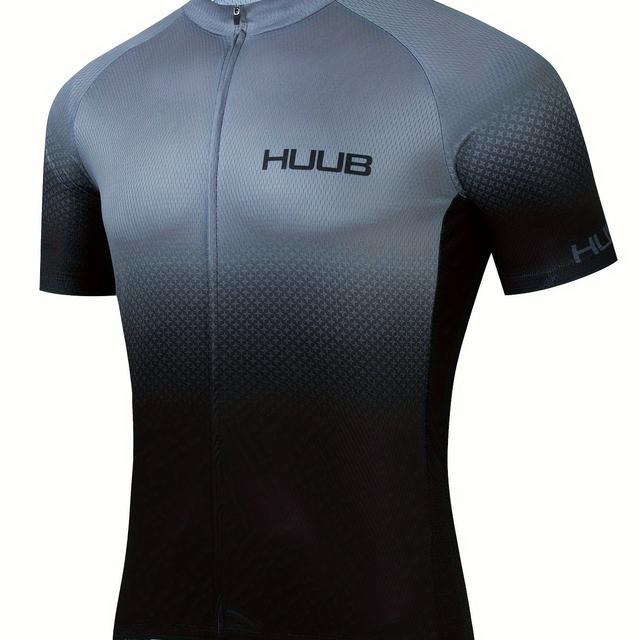 TEMU Maillot de ciclismo de manga corta gris HUUB