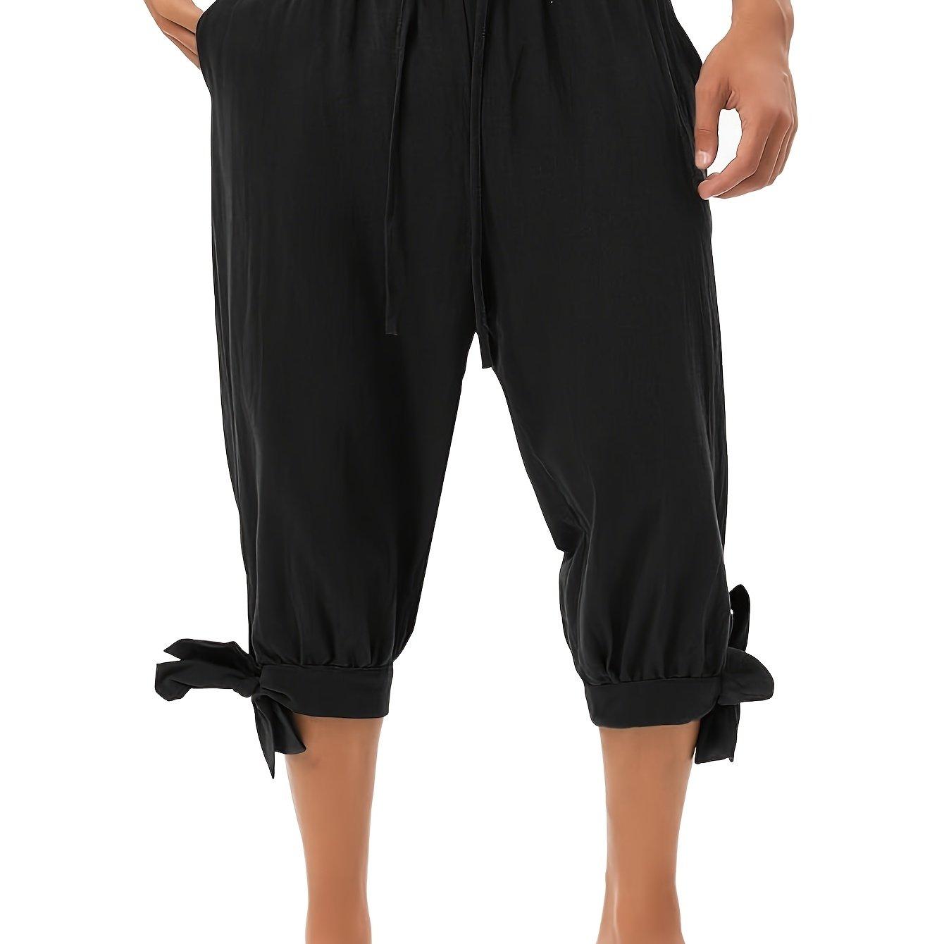 TEMU Men's Medieval Renaissance Pirate Costume Pants - Adjustable Waist With Belt & , Hem, Pouch Pocket - Historical Role-play, Renaissance Fairs, Cosplay, Themed Events (loose-fit Renaissance/)