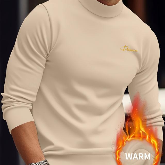 TEMU Z1012 Thermal Half-high Collar Clothing Made Of De Fabric