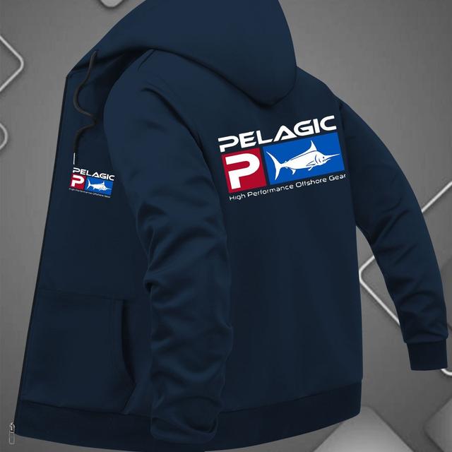 TEMU Men's Casual Hooded Jacket With Zipper Closure, Polyester Lining & Random Print - Machine Washable Regular Fit For Outdoor Activities, Durable , Jackets And Hoodies