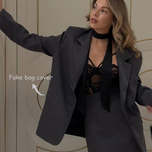 TEMU Ensemble de Veste et Pantalon Commuter 2025