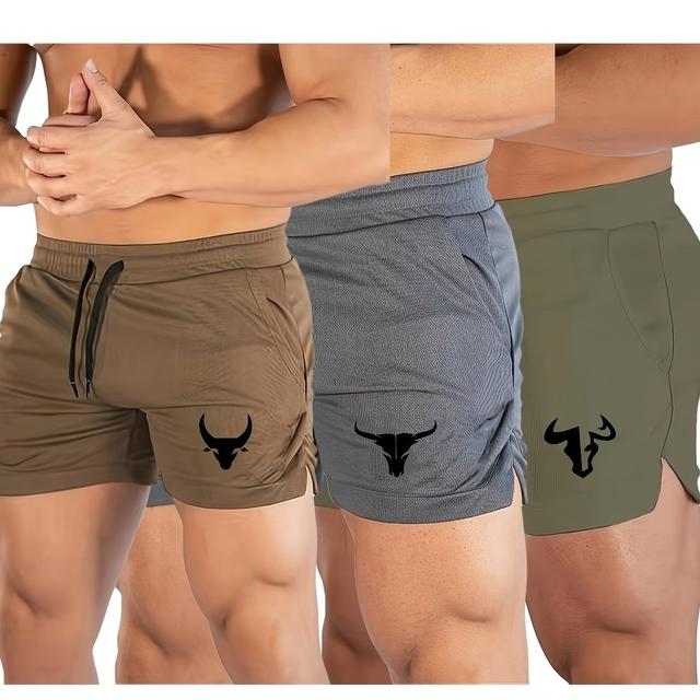 TEMU 3pcs Set Of Men's , 3 Print Basketball Sports Running Quick Drying Comfortable Breathable Beach Shorts, 3 Different Styles To Have