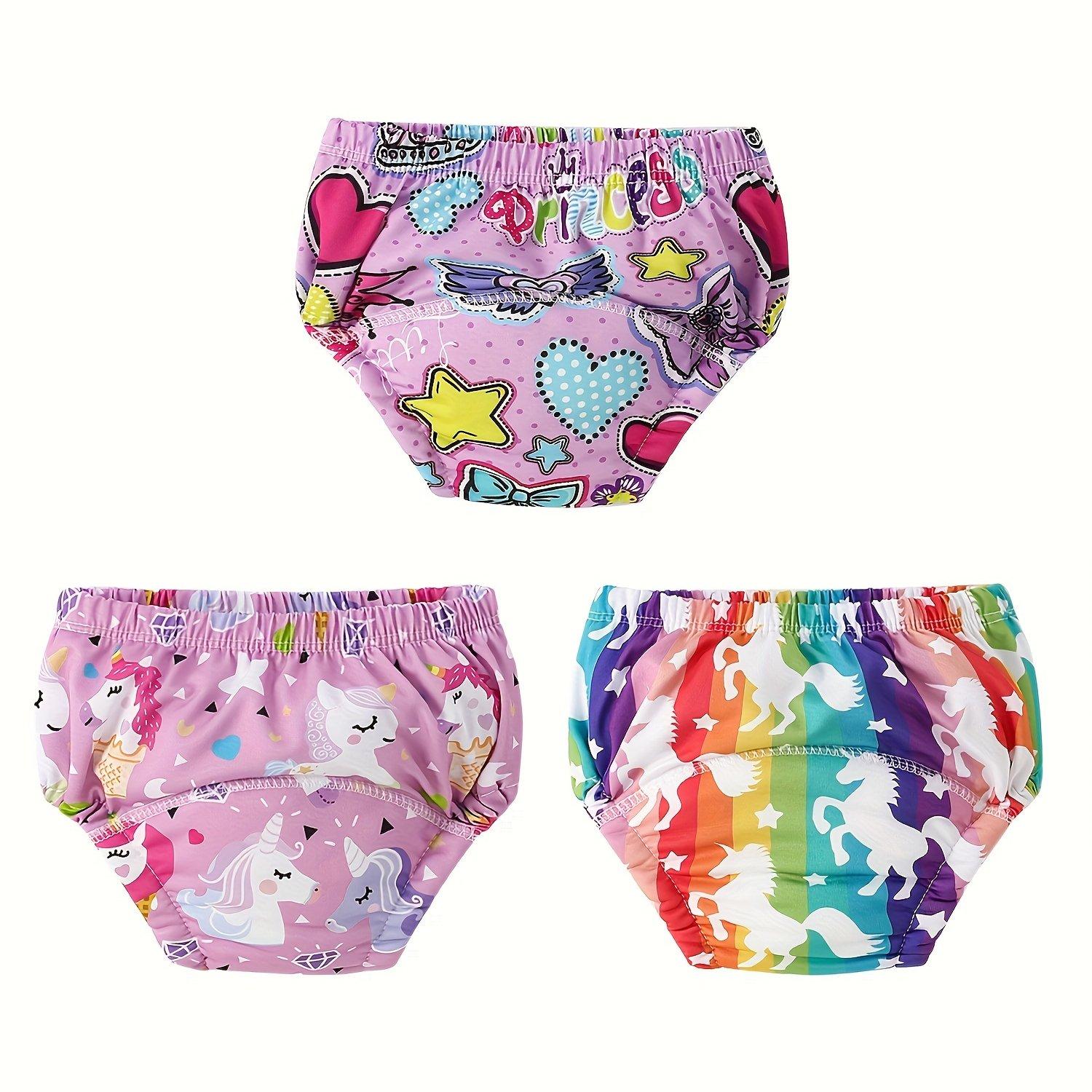 TEMU 3pcs Baby Potty Training Pants, Toilet Training Diapers, Fun Cute Pattern Underwear, Suitable For Christmas, Halloween, Thanksgiving, Easter, New Year Gifts