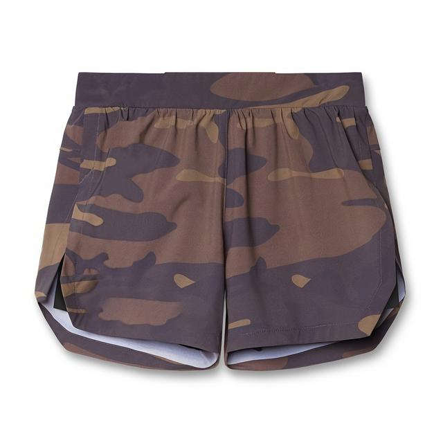 TEMU Summer Men'-layer Elastic Training Five-quarter Shorts