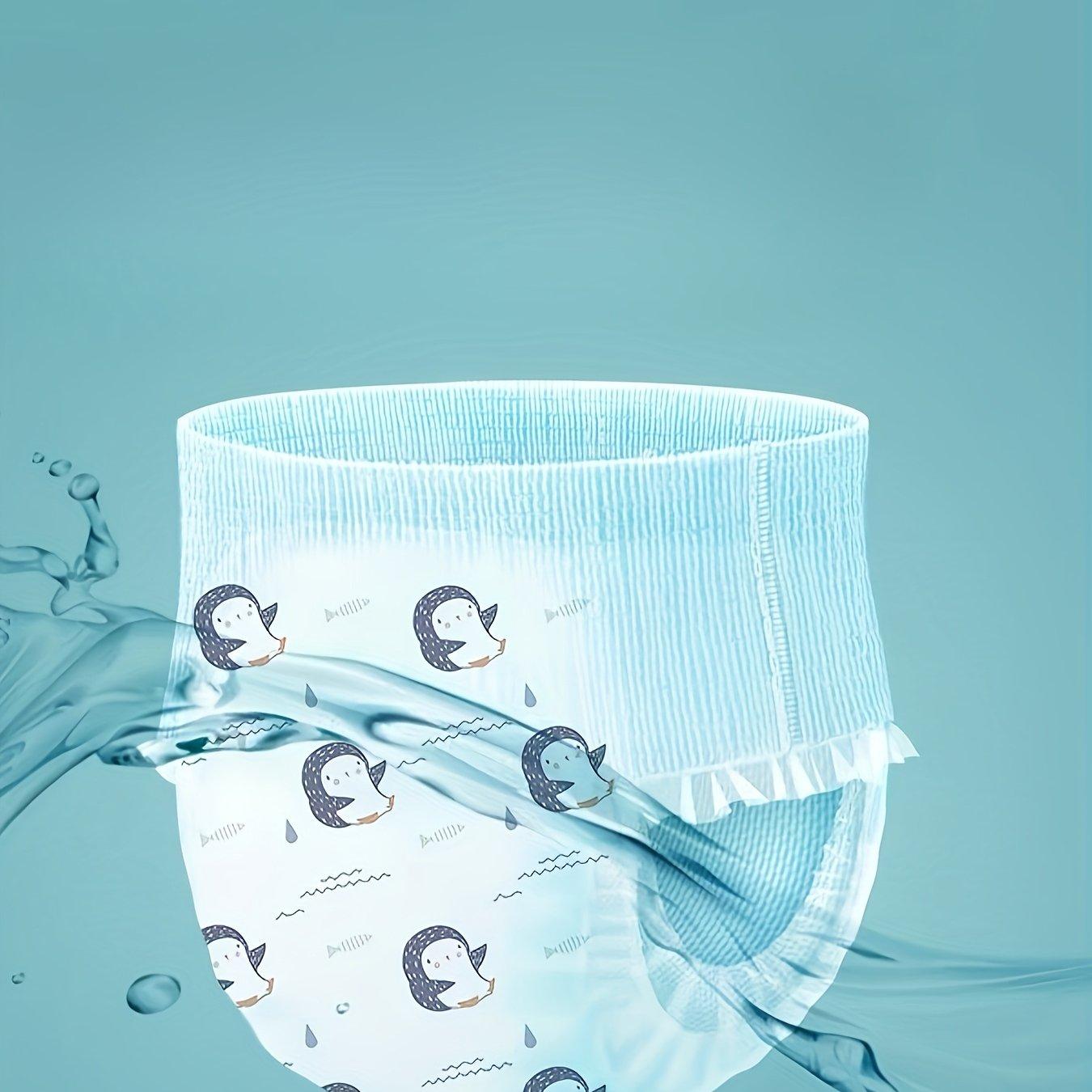 TEMU Disposable Swim Diapers For Boys And Girls, Children's Disposable Swim Pants, Kids Swim Diapers, High Quality Swim Pull-up Pants For Babies, Disposable High Quality Diapers