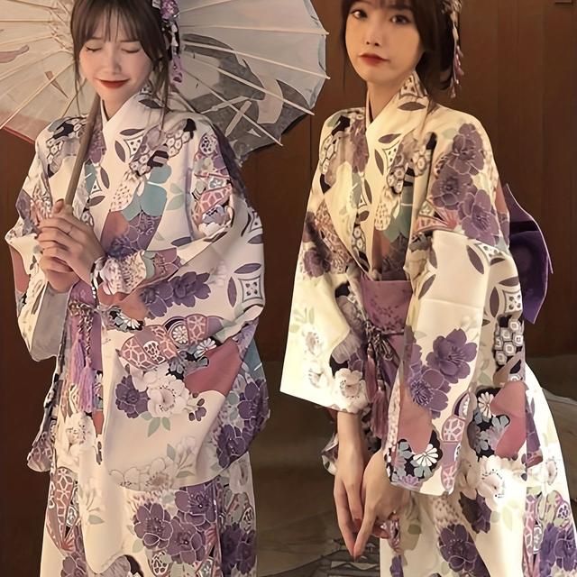 TEMU 浴衣 セット 花柄 浴衣 高校生 浴衣 レディース ゆかた 女性 浴衣 ワンピース 女性 浴衣 作り帯 帯飾り 髪飾り 夏祭り 盆踊り 温泉 旅行 花火 大会 浴衣 レディース 花柄 和服 浴衣 女性用 コスチューム 浴衣 可愛い 和装 和風 着物 祭り 盆踊り プレゼント 花見 祭り 浴衣セット ゆかた