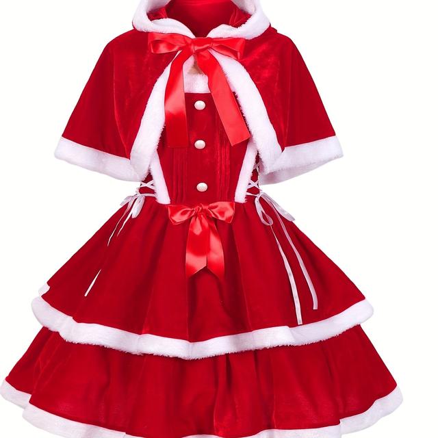 TEMU Medieval Cute Sweet Suspender Party Theme Christmas Costume Cosplay