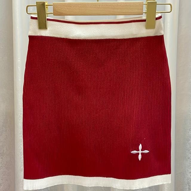 TEMU กระโปรงเอวสูงเซ็กซี่สไตล์อเมริกัน แฮนเมด