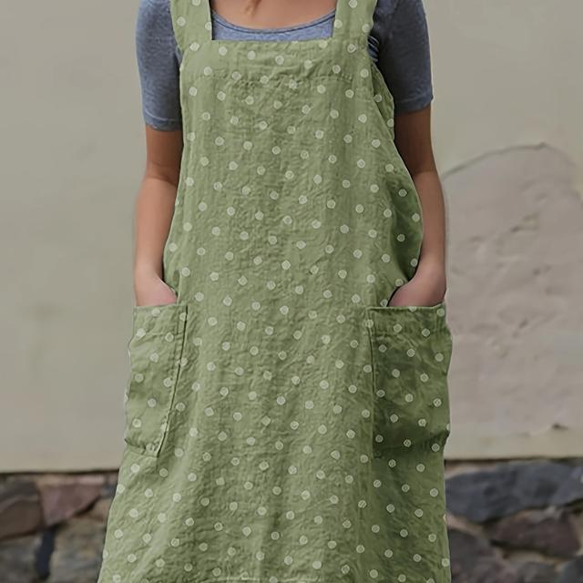 TEMU In-stock Women' Polka Dot Casual Strap Dress