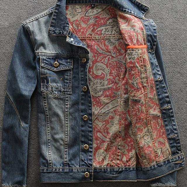 TEMU デニムジャケット メンズ Gジャン ジージャン 春秋 バイクジャケット 長袖 アウター おしゃれ かっこいい 原宿風 ダメージ加工 トップス カジュアル 通学 通勤 男性 春ジャケット デニムコート 加工 スジャケット 大きいサイズ M～4XL