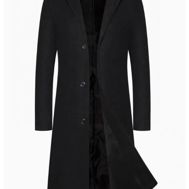 TEMU 2025 -border Trendy Windbreaker, European And , Elegant Long Trench Coat For Spring And Autumn, Fashionable Fitted Outerwear.