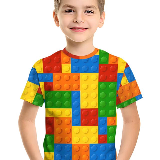 TEMU New Short-sleeved T-shirt For Boys