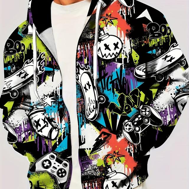 TEMU Men's Novelty Jackets And Coats