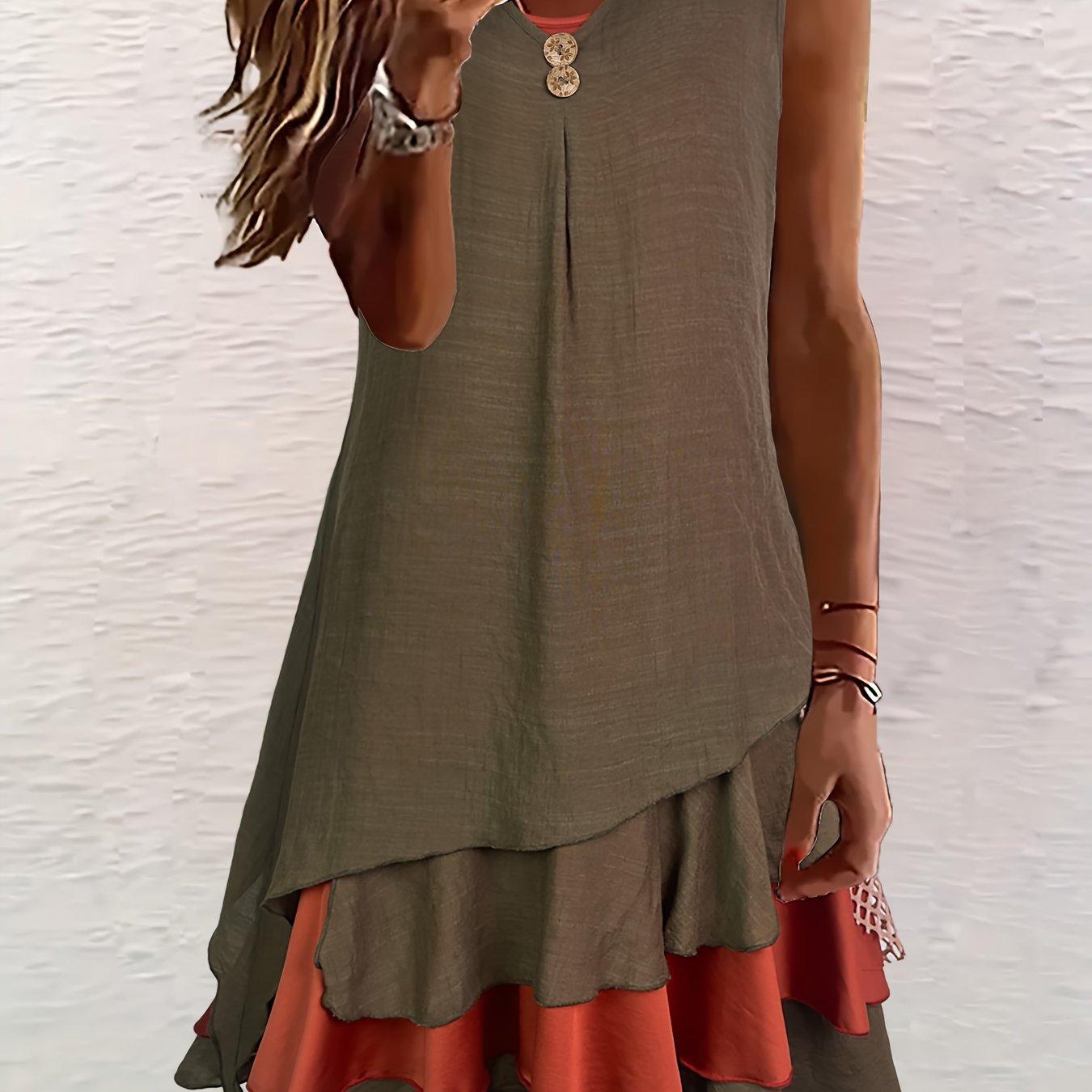 TEMU Women'-piece Dress Set