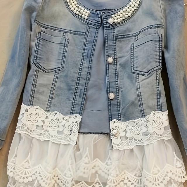 TEMU Plus Size, Women Jacket Fashion Chiffon Slim Casual Splice Size