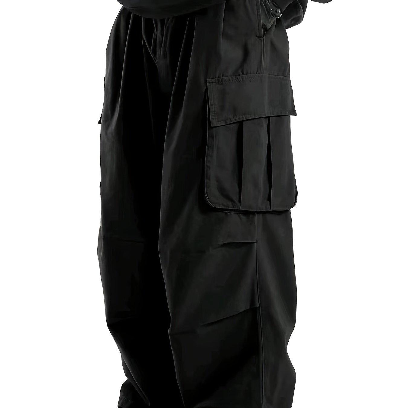 TEMU Super Pants For Men With Multiple Pockets And A Drawstring Waist