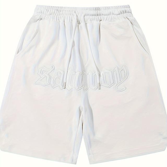 TEMU Shorts im Vintage-Stil mit Patchwork-Stickerei und entspanntem Look, perfekt für einen trendigen Look