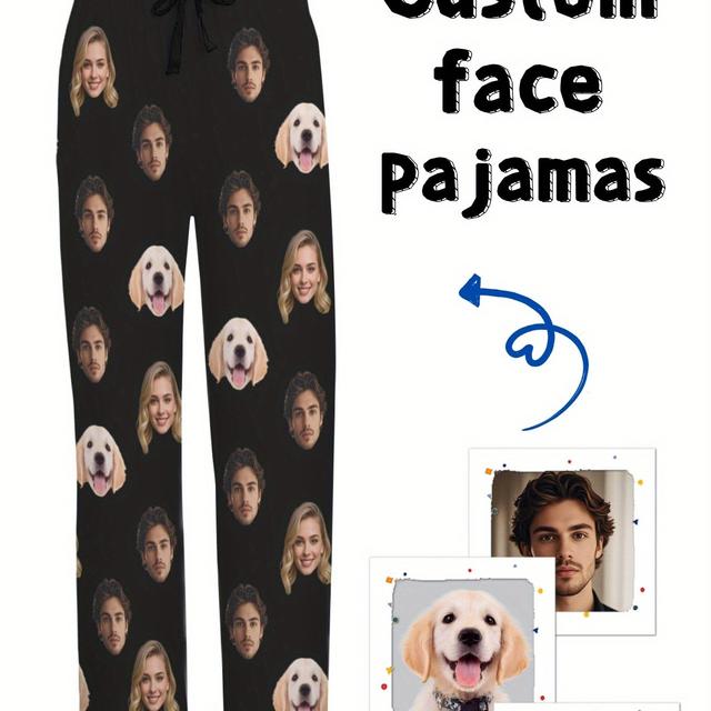 TEMU Custom Men's Novelty Lounge Pants, Stylish And Casual With Drawstring, Tailored To Your . Suitable For Home, Sports, Everyday Wear, And As A Holiday Gift For Your Boyfriend Or