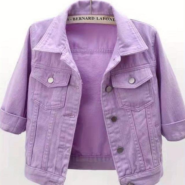 TEMU Women's Denim Jacket Short Style 2025 New Product Slim Fit Versatile Top, Style, Everyday Outfit, , , , Quality Stitching, Women's Outerwear, Fashion Jacket, Plus Size, Urban Style