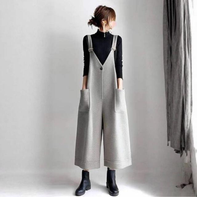 TEMU 日本風ハイウエストバックル＆パッチポケットワイド - 日本/韓国風ベルト付きド/ショートパンツ、ゆったりフィットでオールカジュアルウェア、洗濯機対応（バックルストラップ＆パッチポケット）