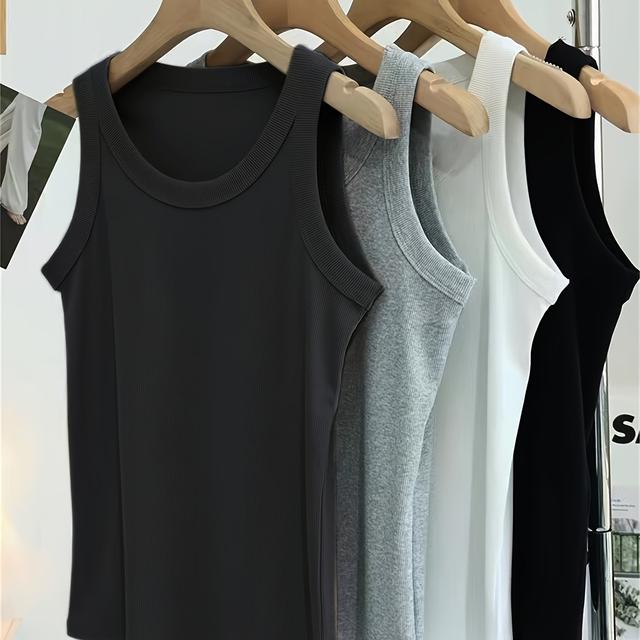 TEMU La tuta da quattro pezzi è semplicemente incredibile. un gilet aderente, qualità da donna, un gilet , abbigliamento delicato e confortevole, e può indossato come interno o esterno.