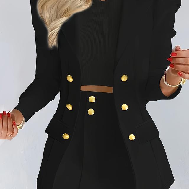 TEMU Conjunto de dos piezas para mujer: falda corta ajustada de color sólido con y traje de moda con estilo