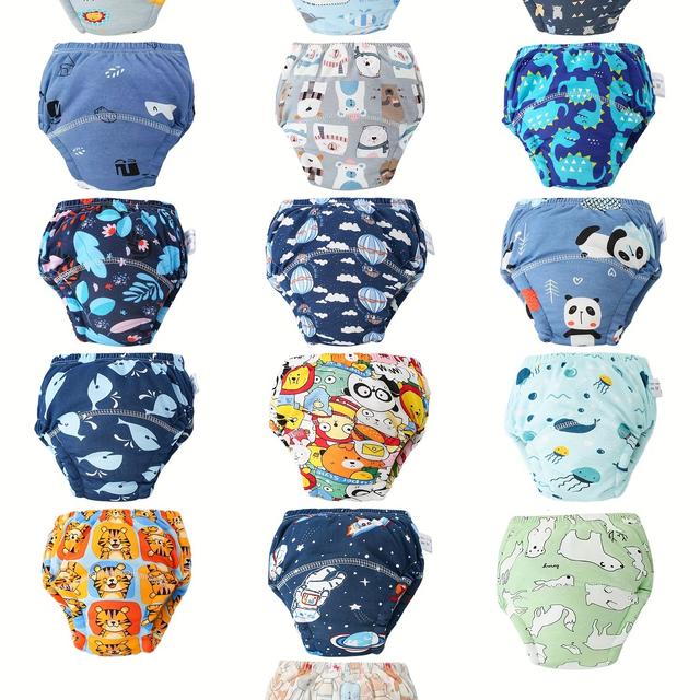 TEMU 16 stuks Potje Training Ondergoed voor Baby's, Peuter Potje Training Broeken, Baby Training Shorts