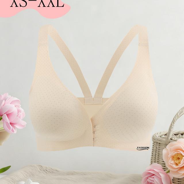 TEMU 최적화된 3구멍 심리스 앞면 오프닝 브라