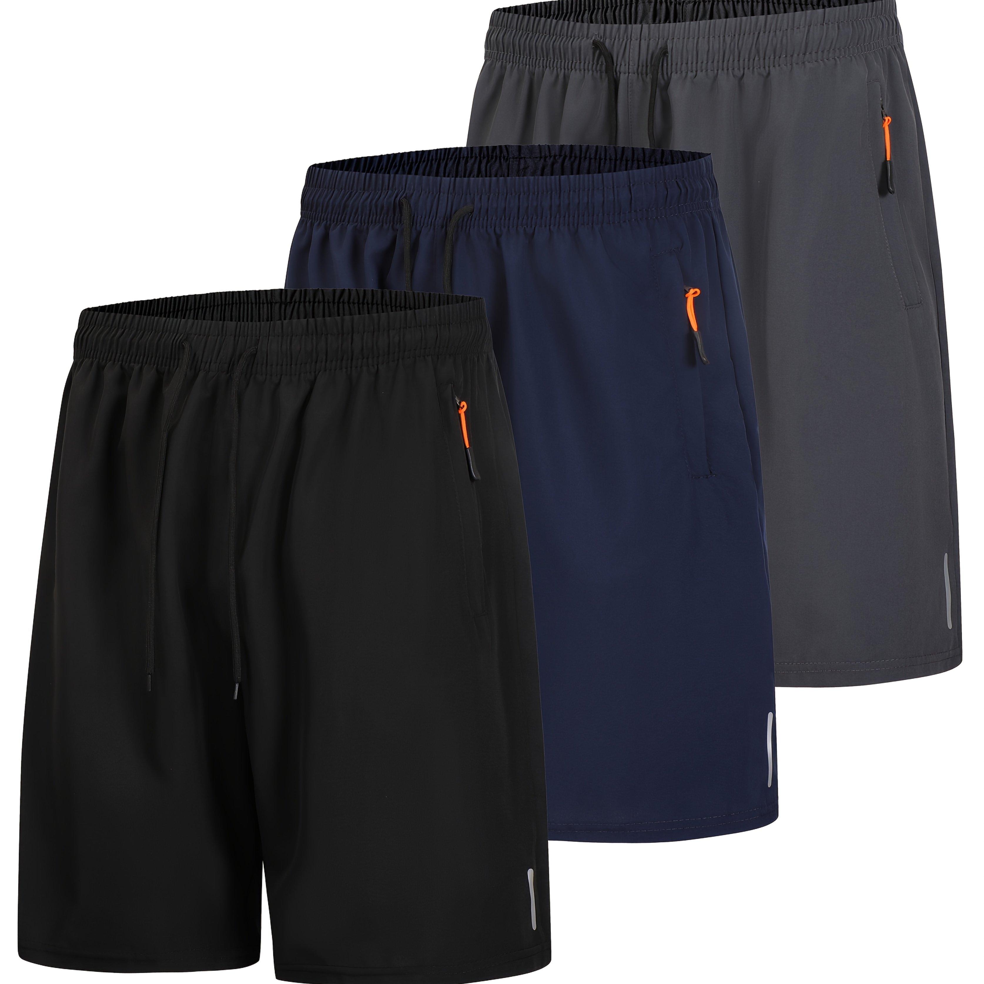 TEMU 3pcs Men Sports Shorts, Summer Ultra-lightweight Quick Dry Shorts, Fashion Casual Running Gym Shorts, Beach Shorts