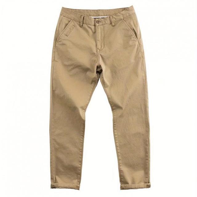 TEMU メンズ ワークウェア カジュアル ルーズフィット ハイウエスト ストレートレッグ 耐久性労働保護パンツ - オール アウトドア作業用ズボン、洗濯機対応 無地カラー, 労働保護パンツ, 高腰パンツ, 耐摩耗パンツ