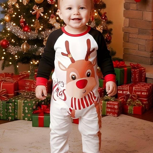 TEMU Mossriver Christmas Family Matching Long-sleeve -piece Reindeer