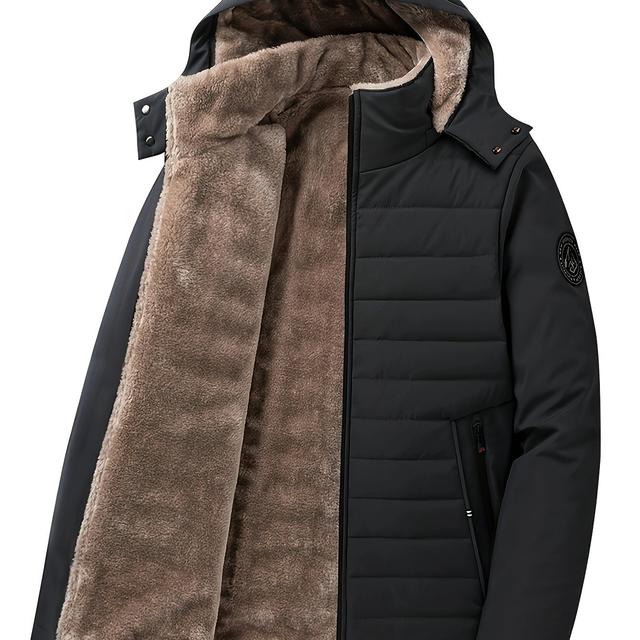 TEMU Men's Winter Jacket, Warm -lined Jacket For Men